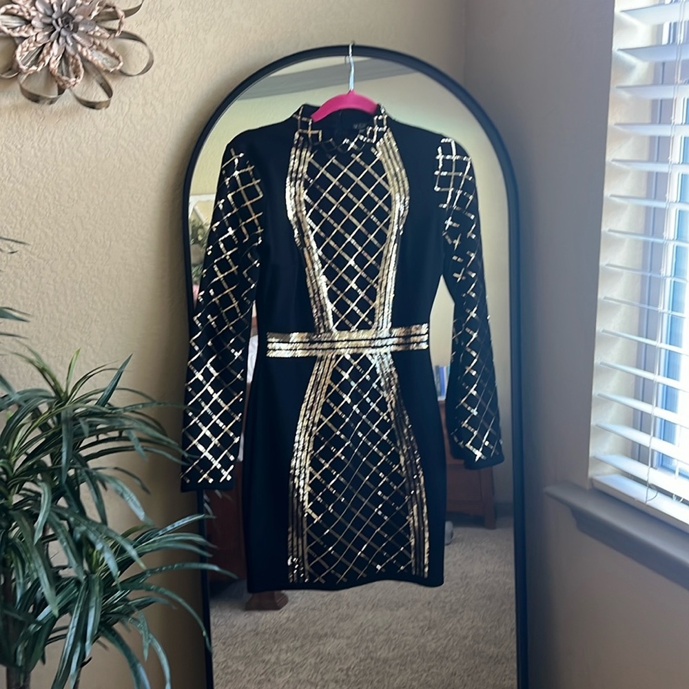 Venus sequin bodycon dress